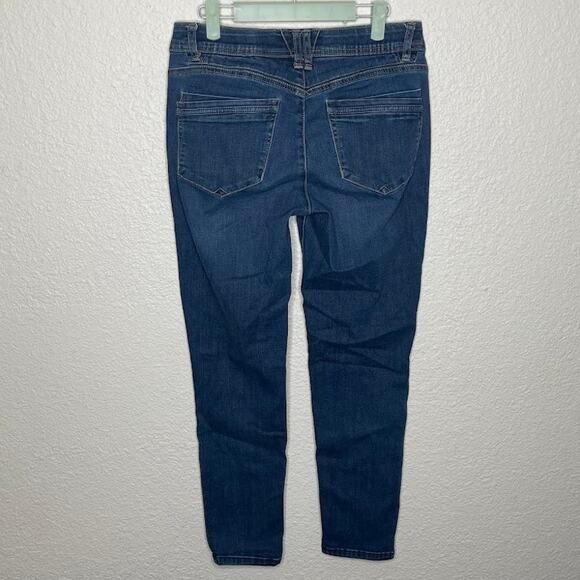 Democracy dark wash skinny jeans Ab technology Women's size 8 midrise - Picture 3 of 3